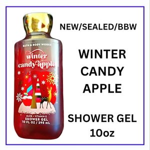 🔥WINTER CANDY APPLE/NEW/SEALED/BBW SHOWER GEL 10oz